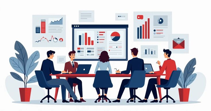 Live chat support team providing customer service for businesses